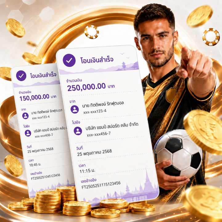 250,000.00 บาท รีวิวการฝาก-ถอนเงิน จากผู้ใช้จริง
