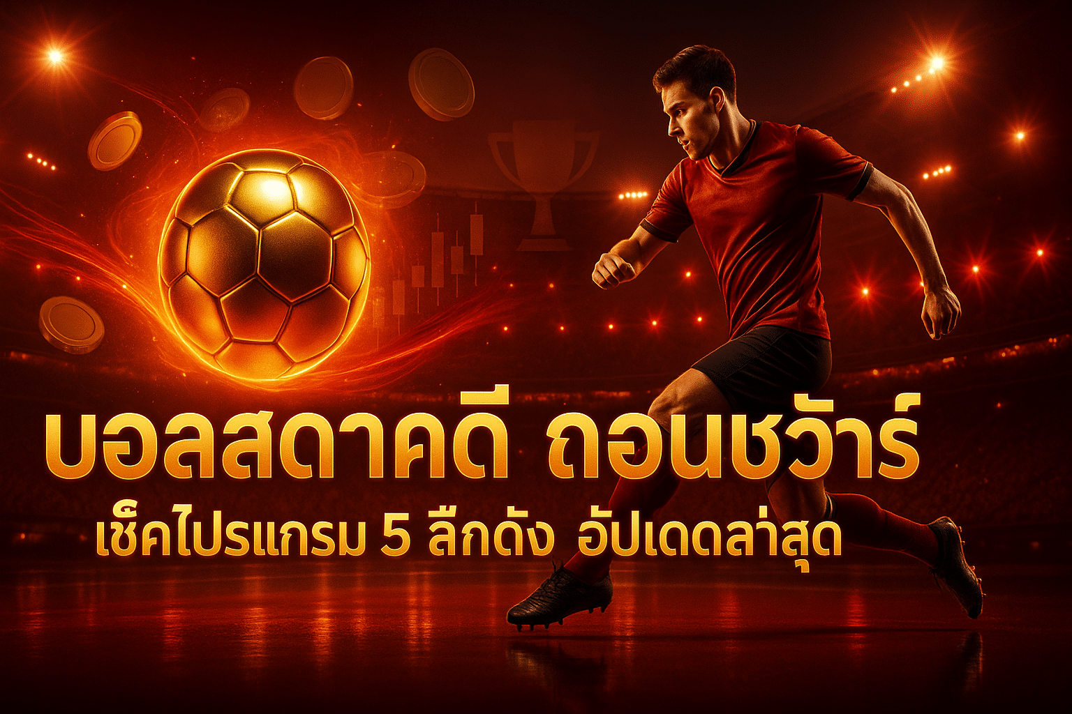 บอลสด ราคาดี ถอนชัวร์